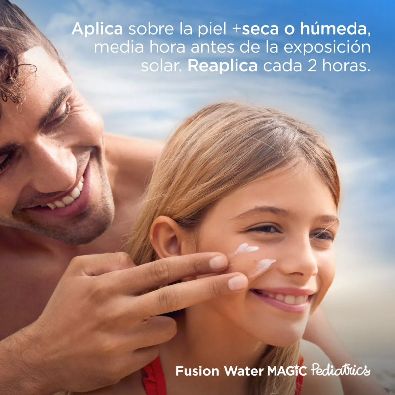 Isdin Fotoprotector Fusion Water Magic Pediatrics Spf50 50ml Crema Facial - Imagen 8