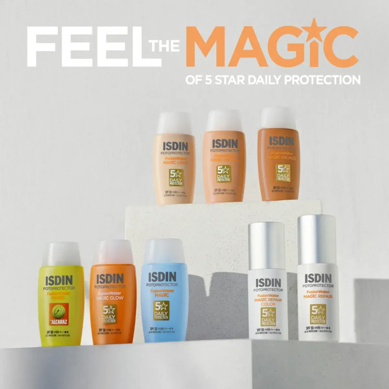 Isdin Fotoprotector Fusion Water Magic Light Spf50 50ml Crema Facial - Imagen 10