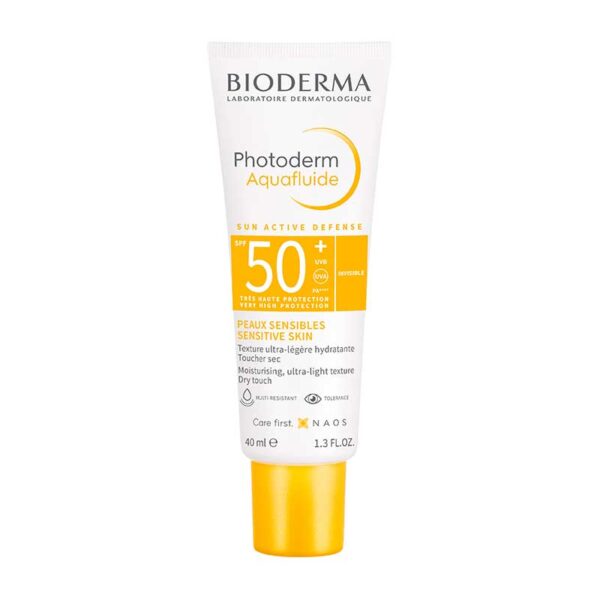 Bioderma Photoderm Protector Solar Max Aqua Fluid Sin Color Spf50+ 40ml Crema Facial