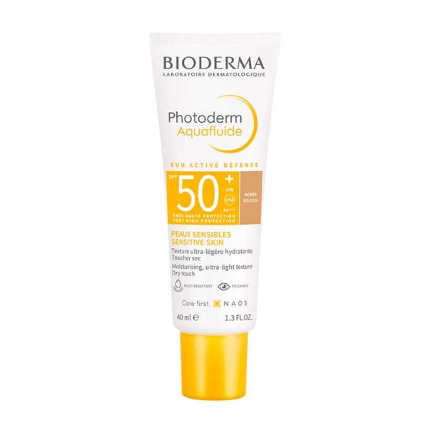 Bioderma Photoderm Protector Solar Max Aqua Fluid Doree Spf50+ 40ml Crema Facial