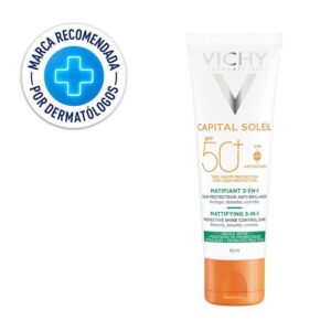 Vichy Capital Soleil Protector Solar Matificante Spf50 50ml Crema Facial