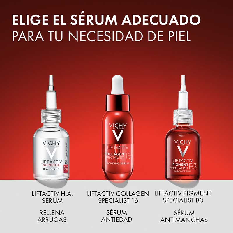 Vichy Liftactiv Collagen 16 Serum 30ml - Imagen 4