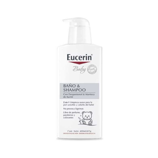 Eucerin Baby Baño & Shampoo 2 En 1 Piel Y Cabello 400ml
