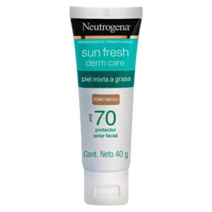 Neutrogena Sun Fresh Protector Solar Fps 70 Tono Medio 40g