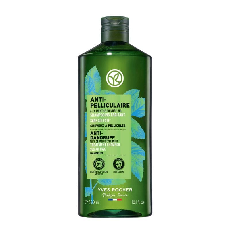 Yves Rocher Anti-pelliculaire Shampoo Con Menta Cabello Con Caspa 300ml