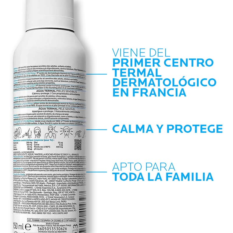 Lrp Agua Termal Antioxidante 150ml Solucion Spray - Imagen 6