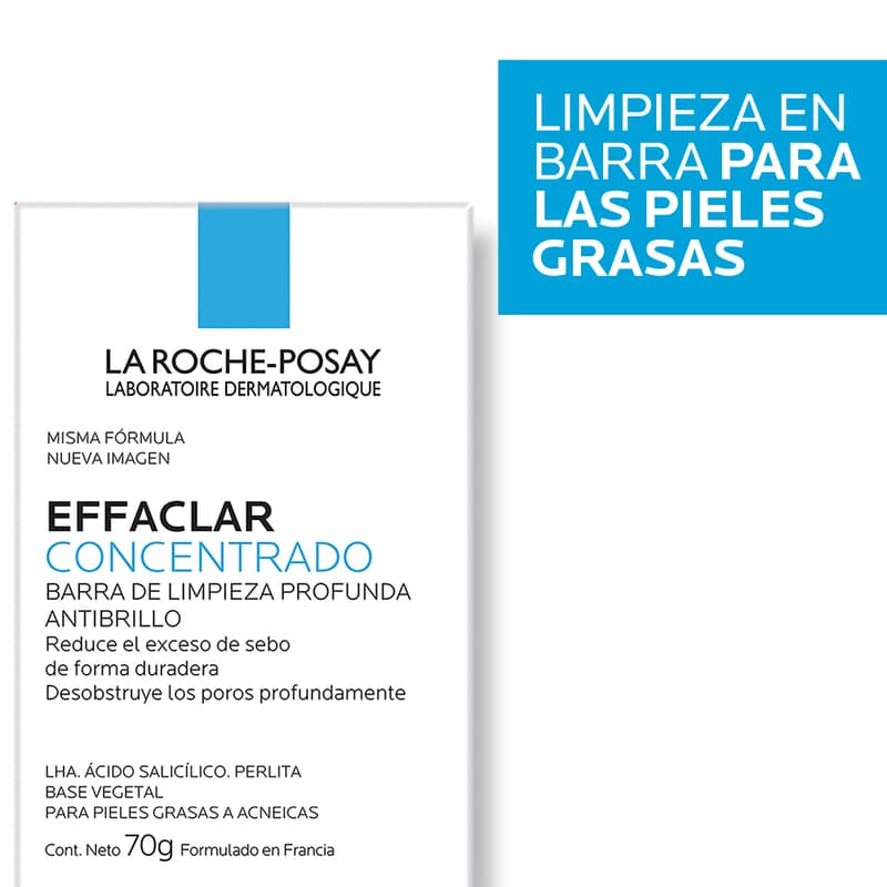 Lrp Effaclar Concentrado Facial Piel Grasa/acne 70g Jabon Barra - Imagen 2