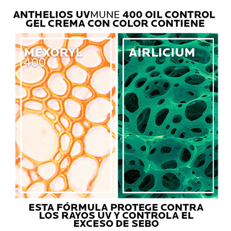 Lrp Anthelios Xl Protector Solar Toque Seco Piel Grasa Con Color Spf50+ 50ml Crema Facial - Imagen 4