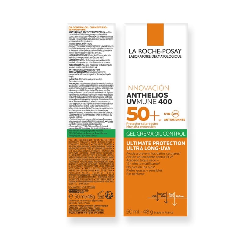 Lrp Anthelios Xl Protector Solar Toque Seco Piel Grasa Spf50+ 50ml Crema Facial - Imagen 11