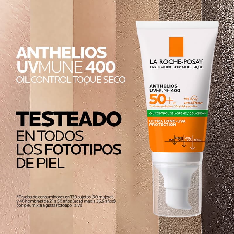 Lrp Anthelios Xl Protector Solar Toque Seco Piel Grasa Spf50+ 50ml Crema Facial - Imagen 15