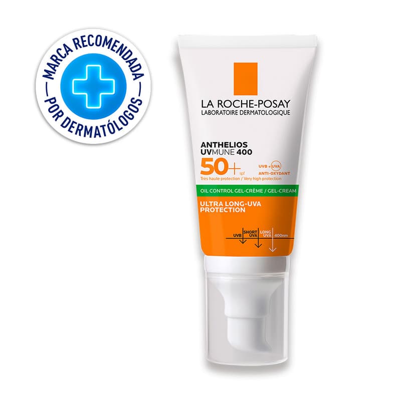 Lrp Anthelios Xl Protector Solar Toque Seco Piel Grasa Spf50+ 50ml Crema Facial