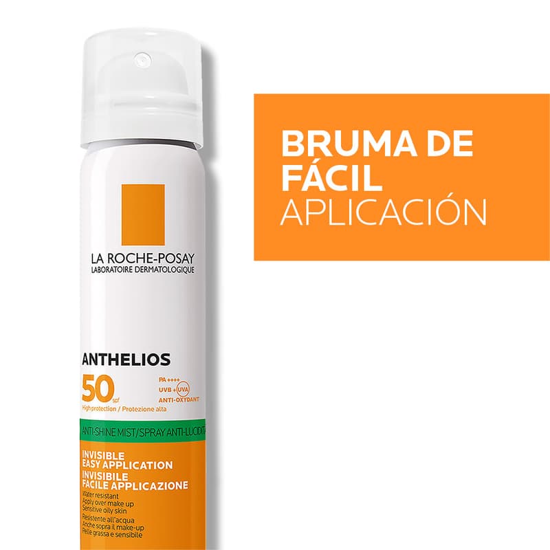 Lrp Anthelios Xl Protector Solar Antibrillo Bruma Piel Grasa Spf50+ 75ml Crema Facial - Imagen 2