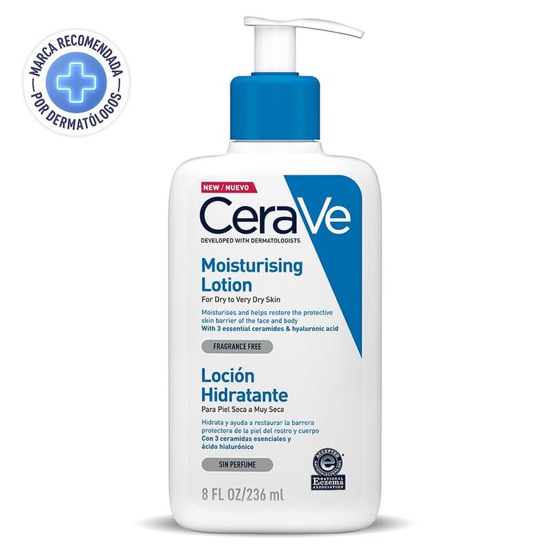Cerave Hidratante Piel Seca 236ml Locion Facial Y Corporal