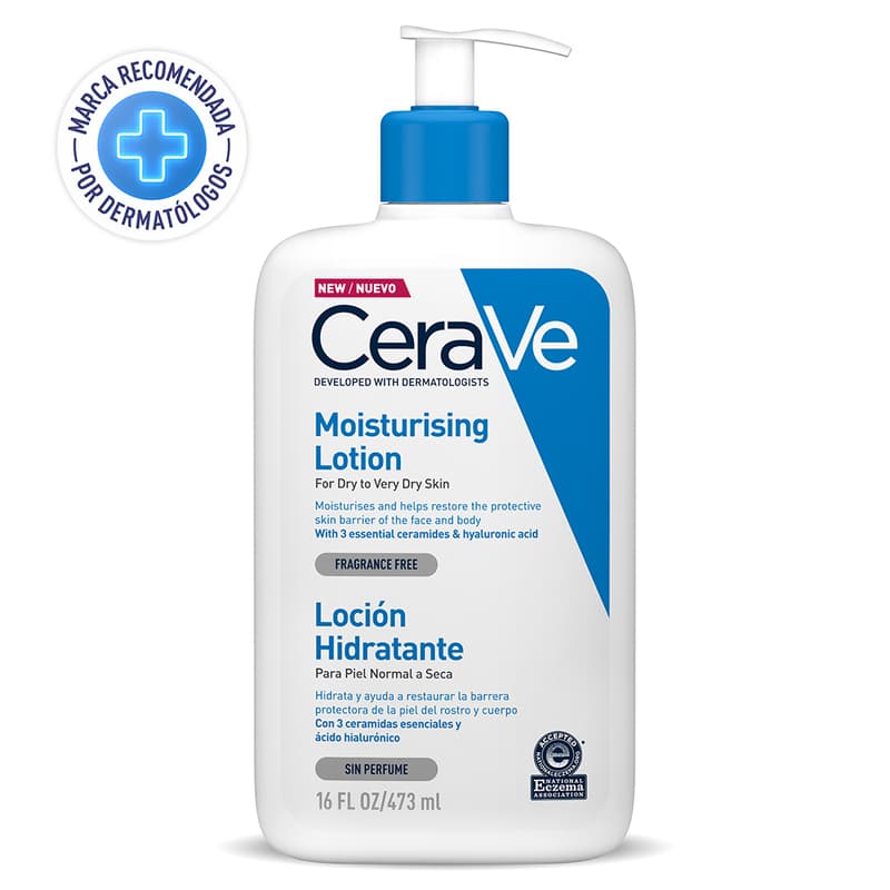 Cerave Hidratante Piel Normal Y Seca 473ml Locion Facial Y Corporal