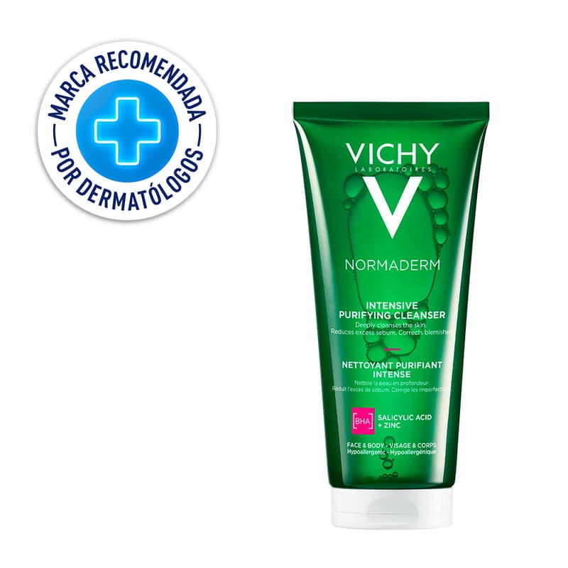 Vichy Normaderm Phytosolution Piel Grasa Acne 200ml Gel Facial