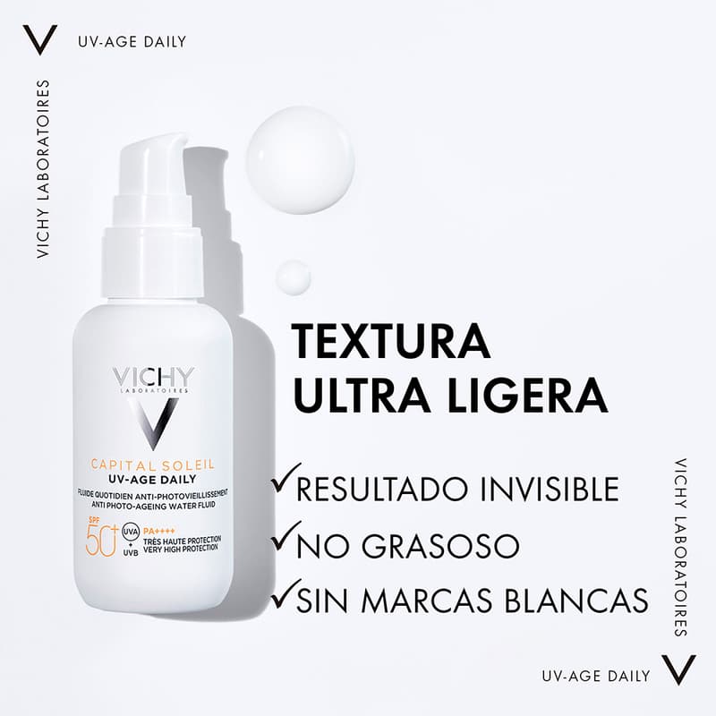 Vichy Capital Soleil Protector Solar Uv-age Daily Spf50+ 40ml Crema Facial - Imagen 11