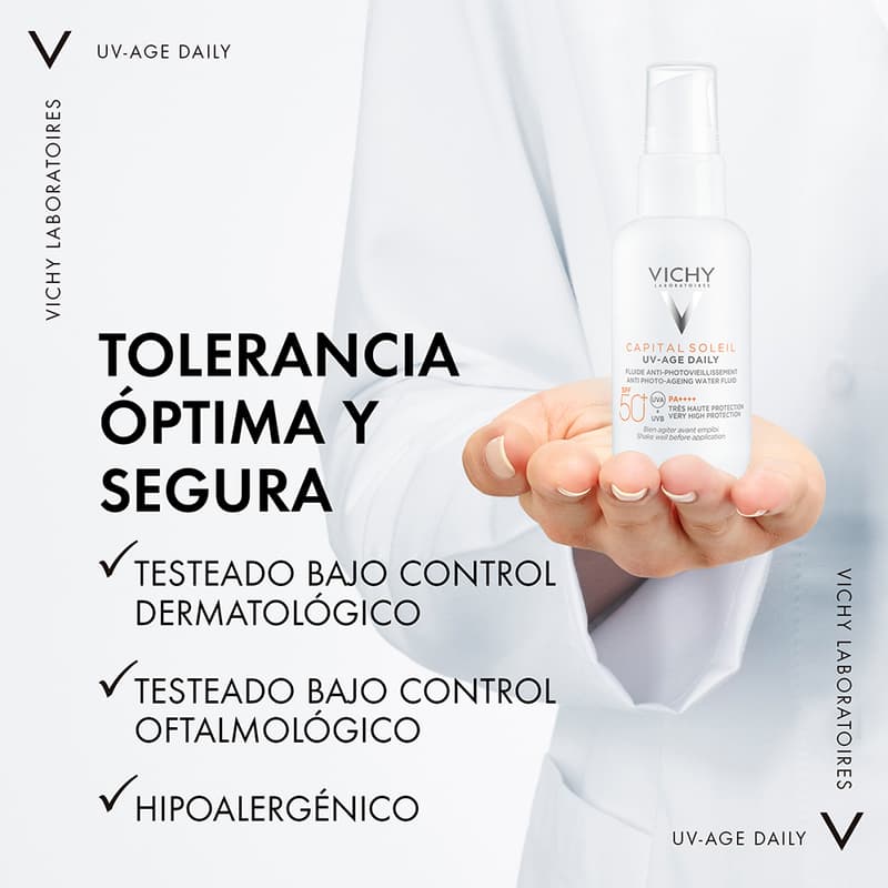 Vichy Capital Soleil Protector Solar Uv-age Daily Spf50+ 40ml Crema Facial - Imagen 13