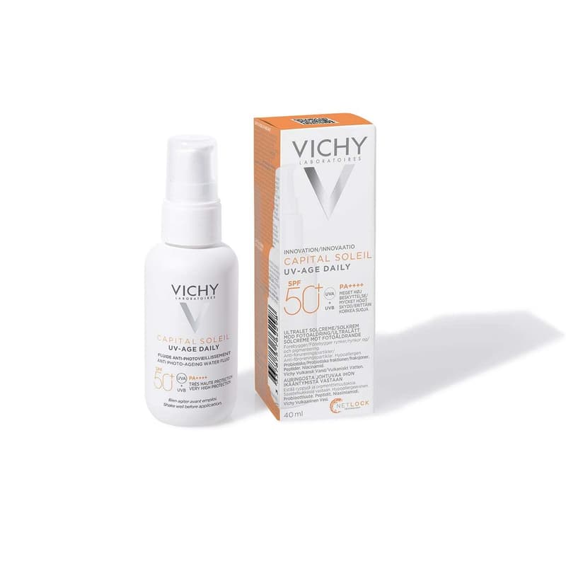 Vichy Capital Soleil Protector Solar Uv-age Daily Spf50+ 40ml Crema Facial - Imagen 3
