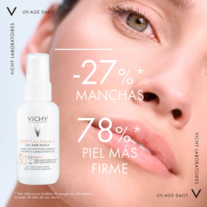 Vichy Capital Soleil Protector Solar Uv-age Daily Spf50+ 40ml Crema Facial - Imagen 8