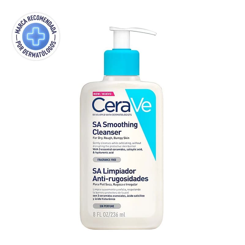 Cerave Smoothing Cleanser 236ml Gel Facial Y Corporal