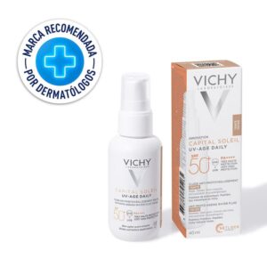 Vichy Capital Soleil Protector Solar Uv-age Daily Con Color Spf50+ 40ml Crema Facial