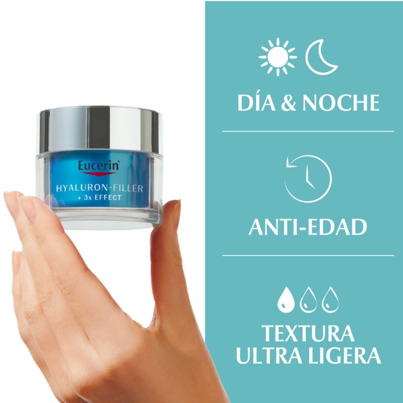 Eucerin Hyaluron-filler 3x Effect Ultra Light 50ml Crema - Imagen 2