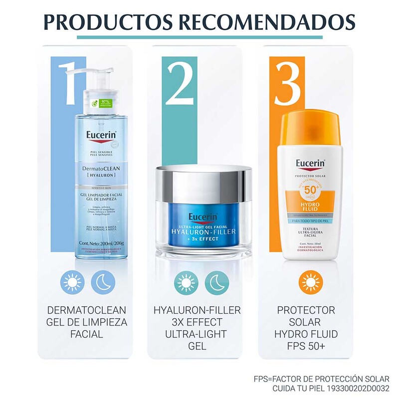 Eucerin Hyaluron-filler 3x Effect Ultra Light 50ml Crema - Imagen 5