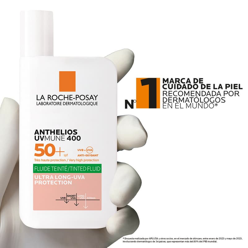 Lrp Anthelios Uvmune 400 Protector Solar Con Color Spf50+ 50ml Liquido - Imagen 7