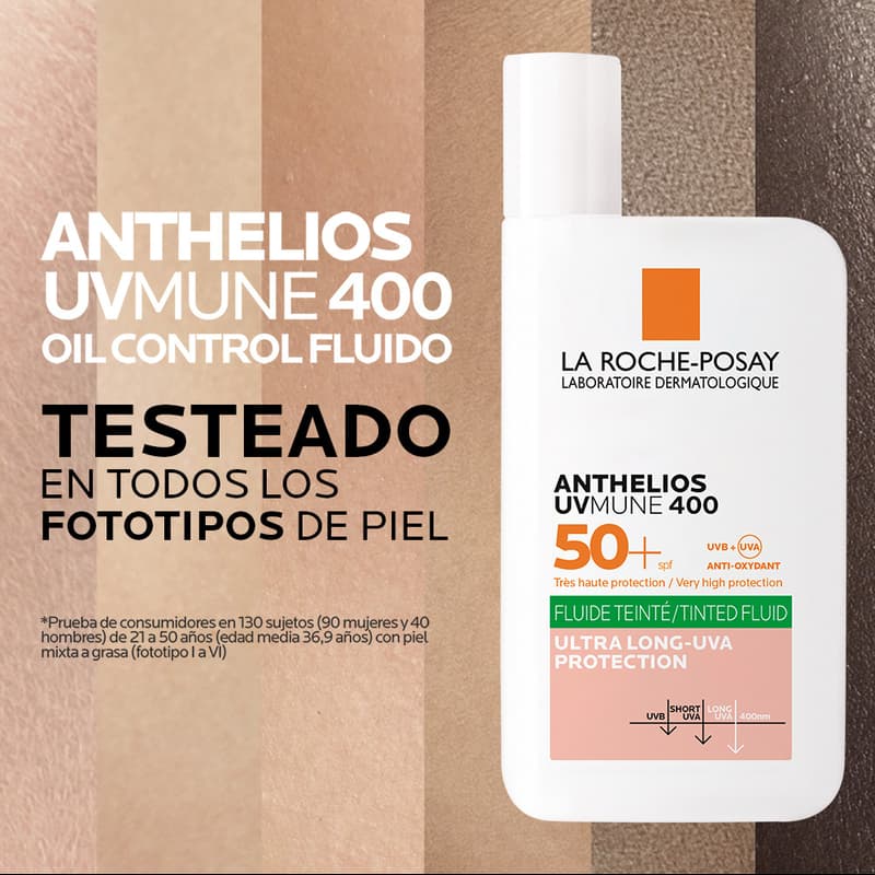 Lrp Anthelios Uvmune 400 Protector Solar Con Color Spf50+ 50ml Liquido