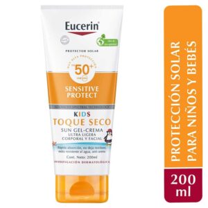 Eucerin Protector Solar Sensitive Protect Kids Dry Touch Spf50+ 200ml Gel-crema