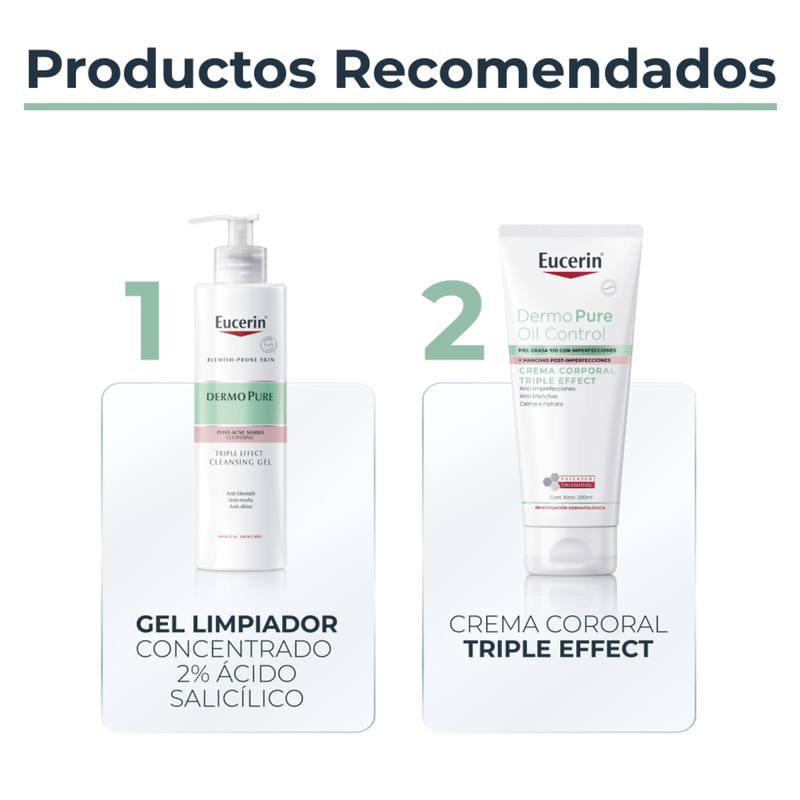 Eucerin Dermo Pure Oil Control Triple Effect 200ml Crema Corporal - Imagen 4